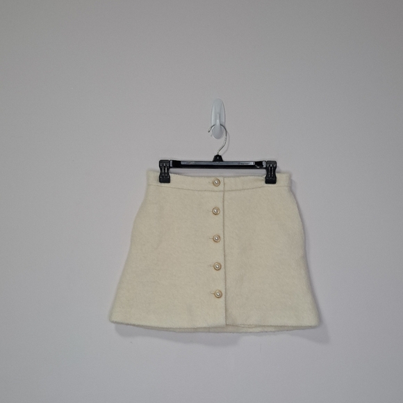 Reformation Brielle Skirt Ivory 6 NWOT - Picture 4 of 8